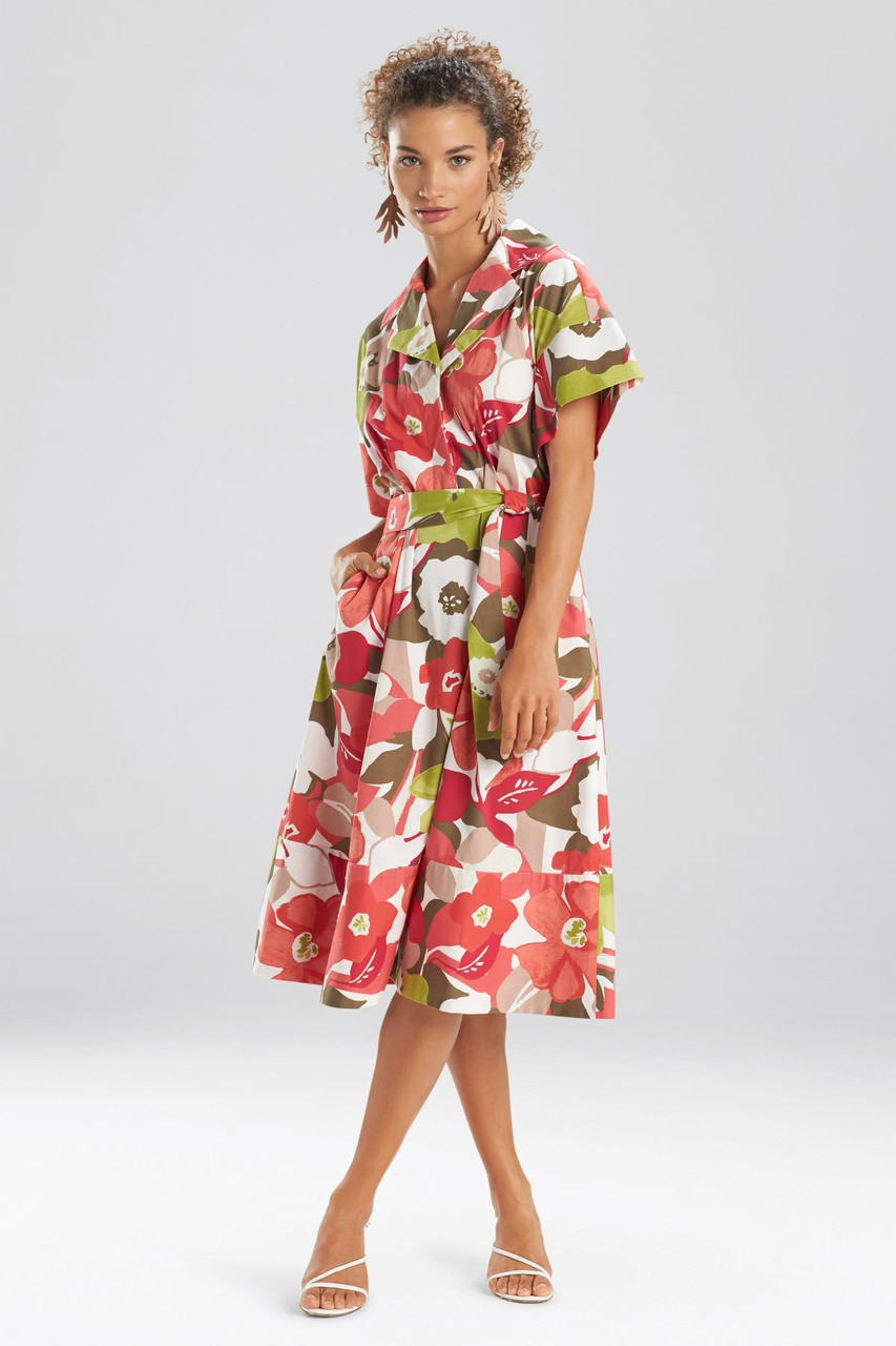 Buy Anemone Garden Shirt Dress and Dresses - Shop Natori Online