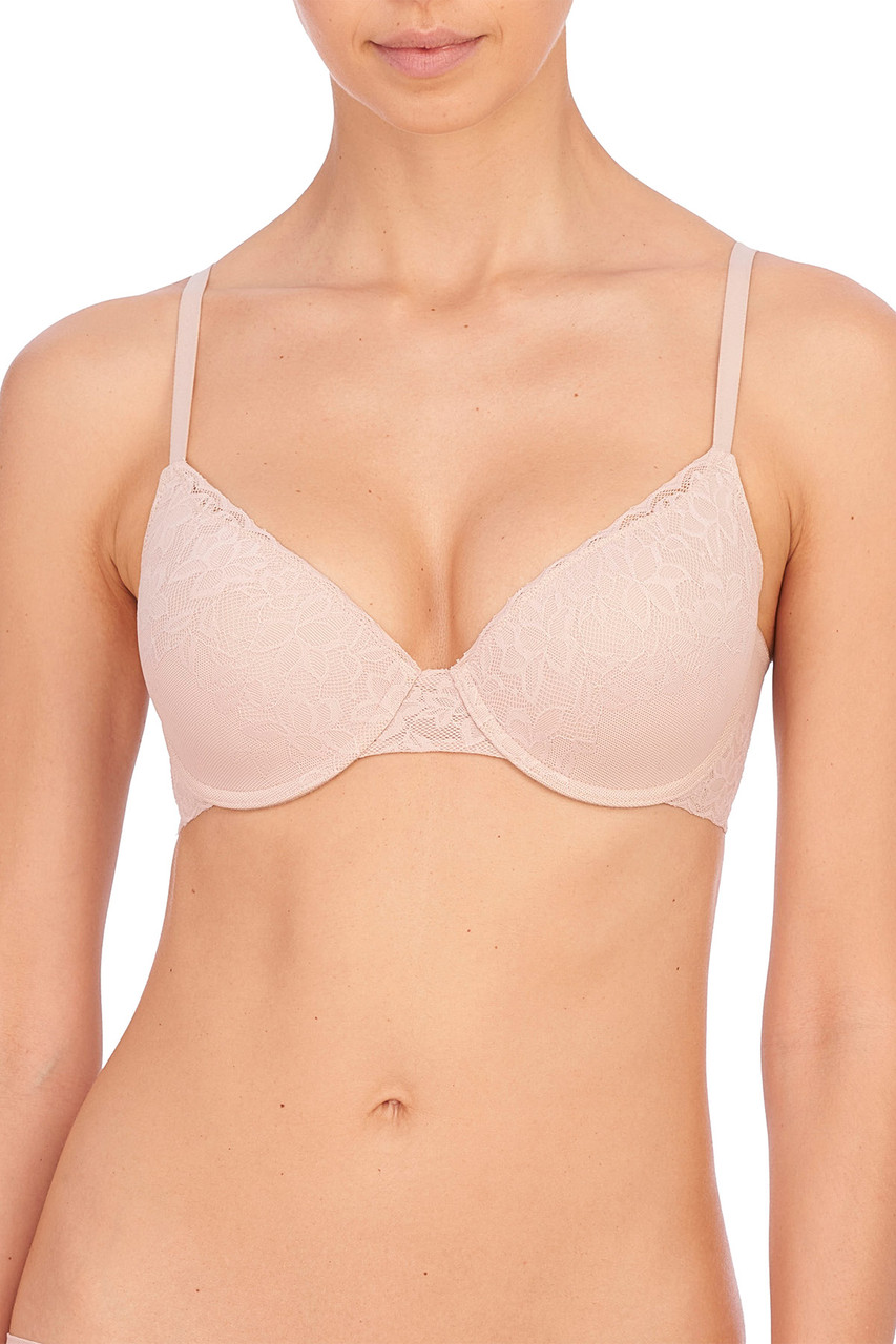 Natori Bra Hidden Glamour Full Fit Contour Underwire Bra Cafe