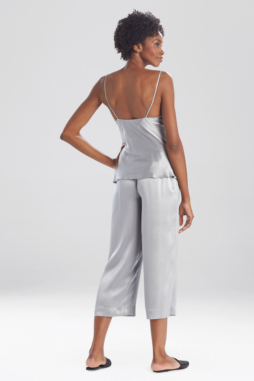 SilRiver Women's Silk Satin Bralette Bra Crop Top Mini Camisole