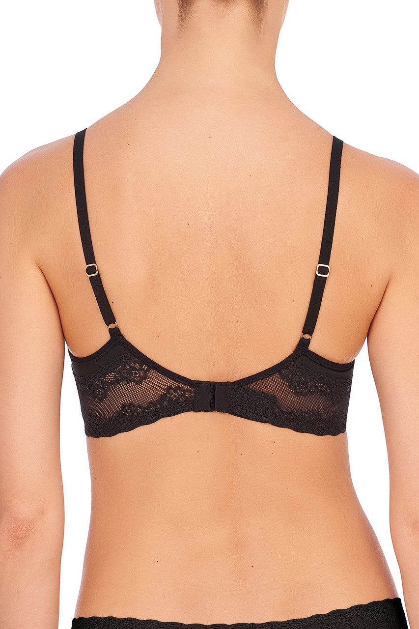 Classic Unlined Lace Wire Bra Black