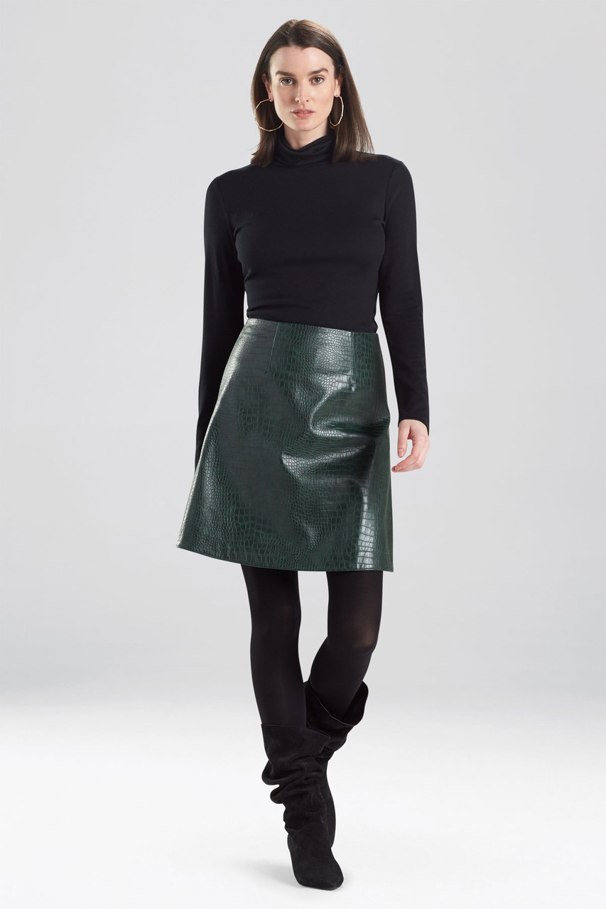 Buy Faux Croco Skirt and Prints - Shop Natori Online