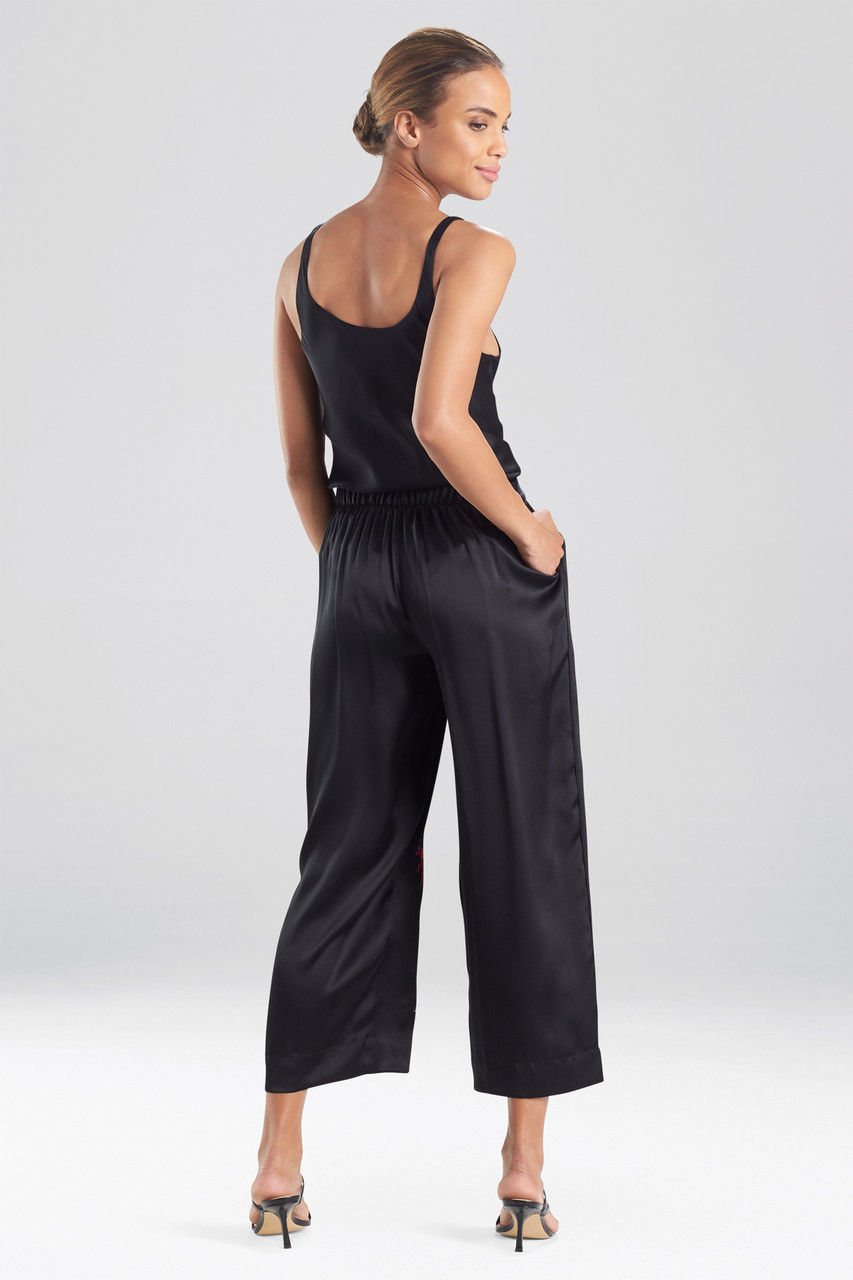 Roma Silk Pants – Black – MIZAWE LA