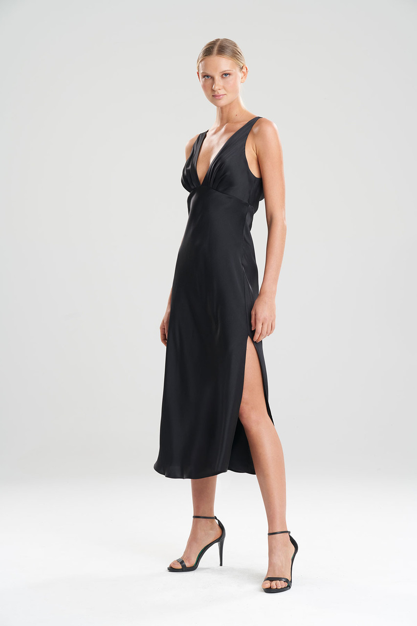 Key Essentials Silk V-Neck Gown