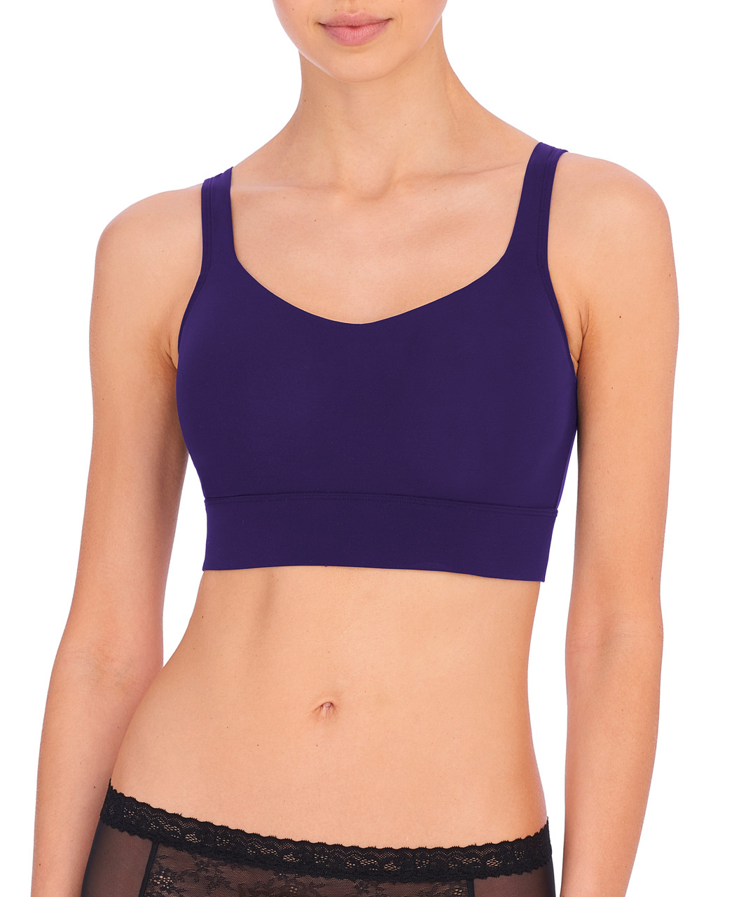 XS - Womens Light Support Contour Flex Ribbed Bra - All in Motion - Purple