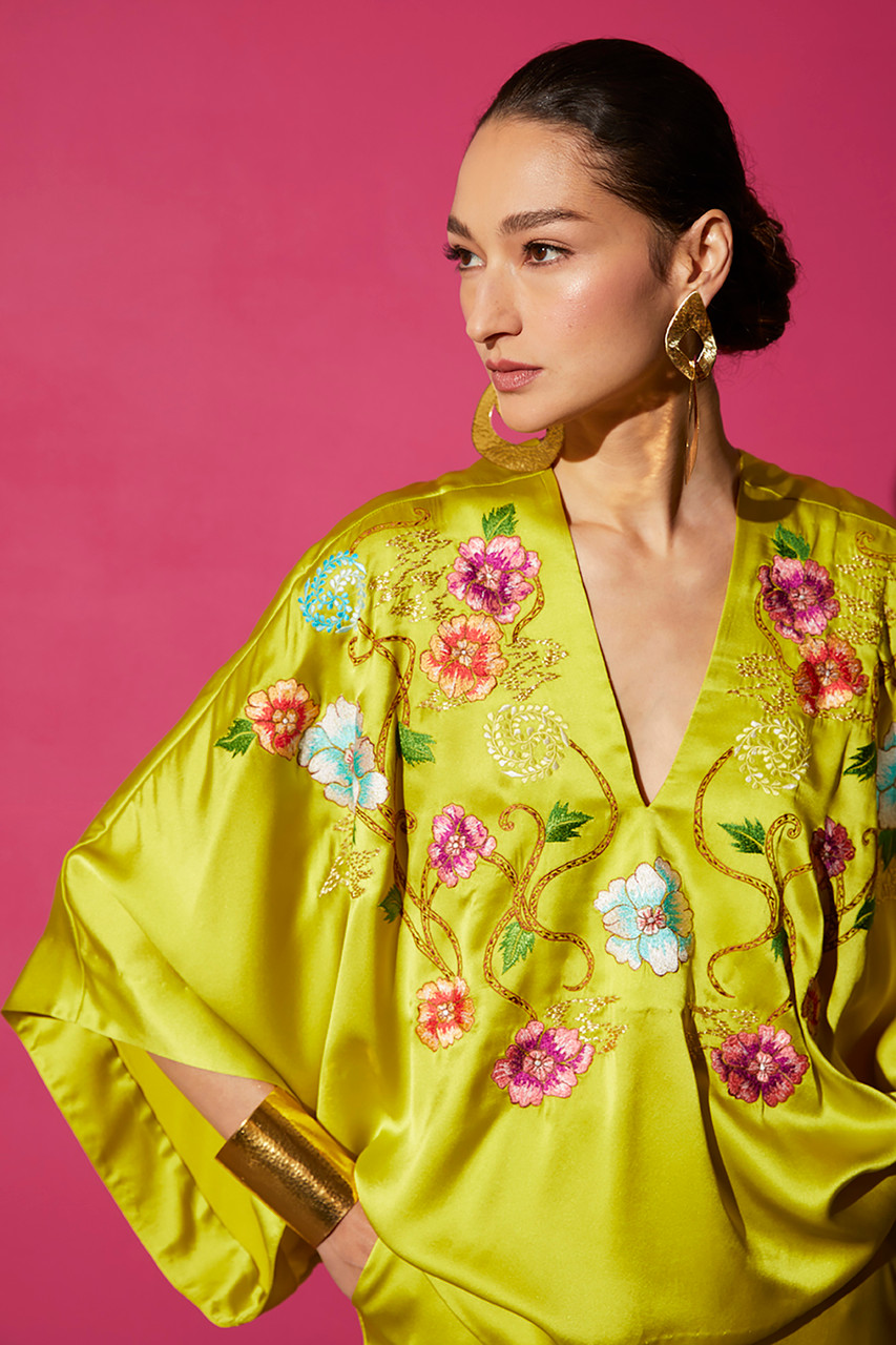 Buy Couture Saito Embroidery Top Online | Natori