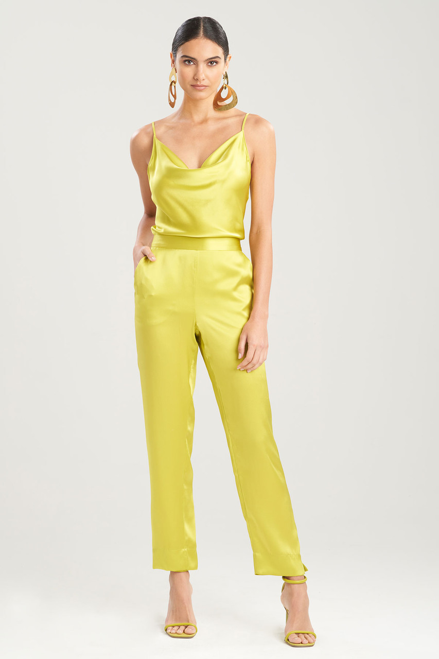 Key Essentials Silk Straight Leg Pants