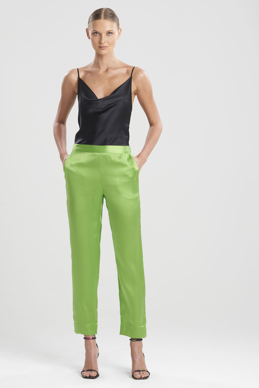 Buy Lime Green Jacket Suit In Embroidered Raw Silk With Silk Pants Online -  Kalki Fashion