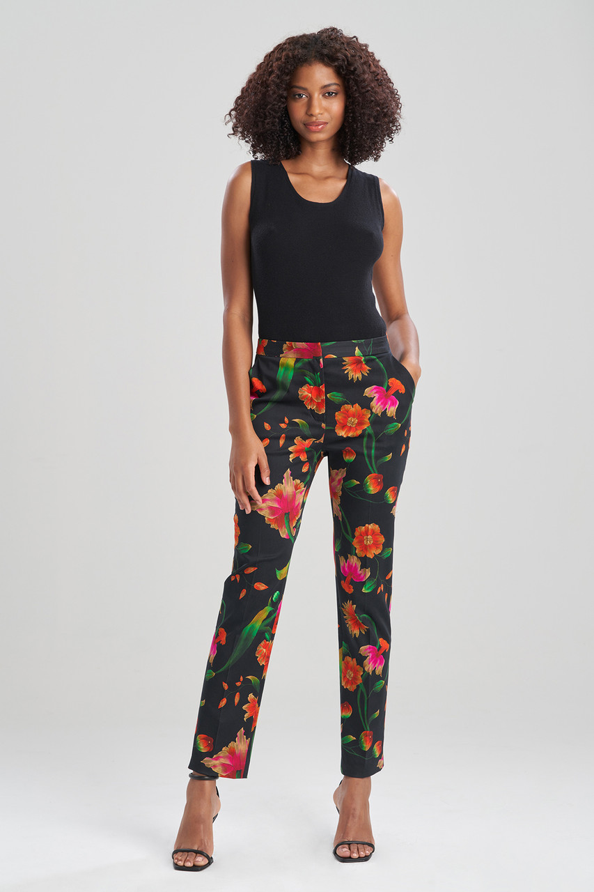 ASOS Floral Vintage Jacquard Cigarette Trousers - ShopperBoard