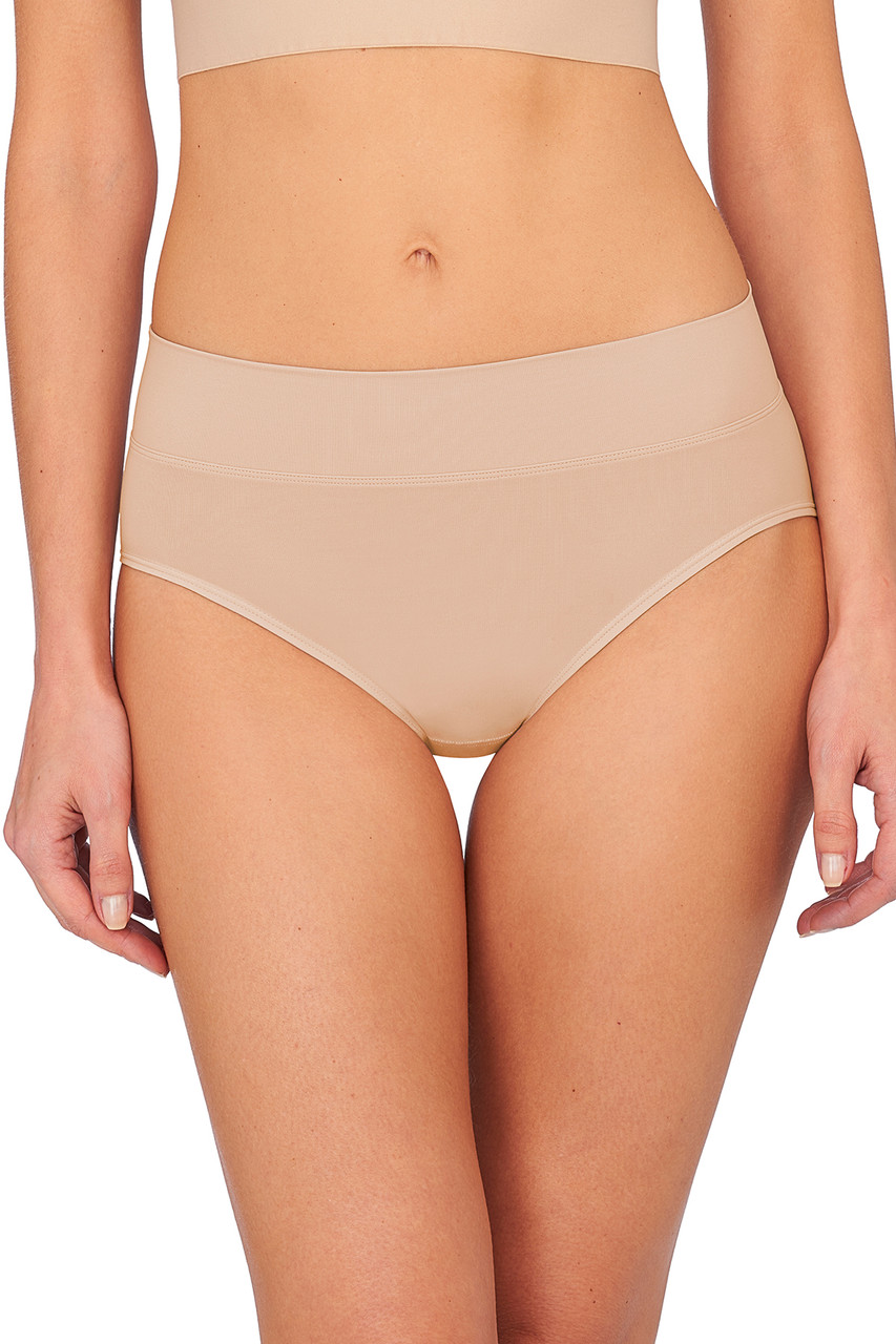 Natori Bliss Perfection Lace-waist Bikini Underwear 756092 Fresh Mint / Lead