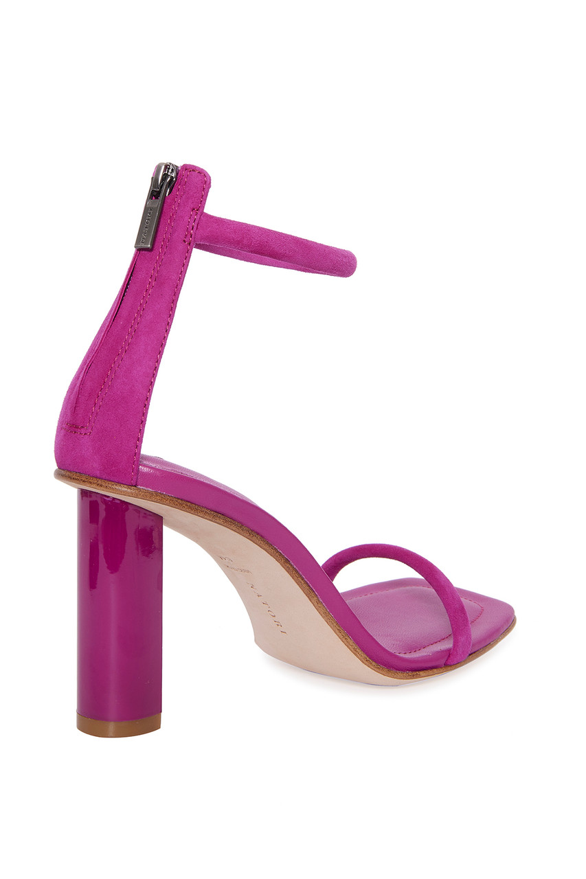 Purple sales suede sandals