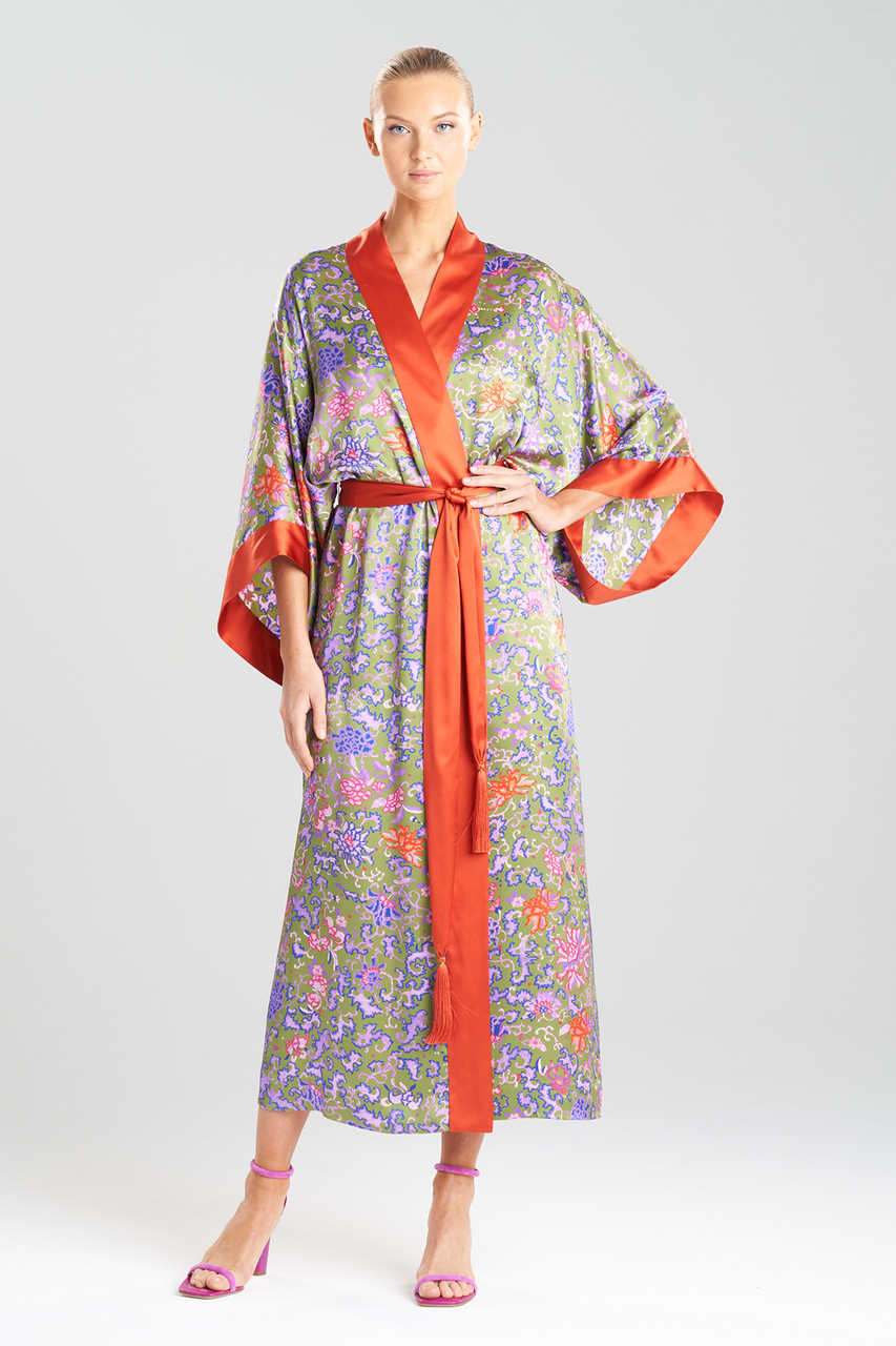 Yasugi Charmeuse Silk Robe