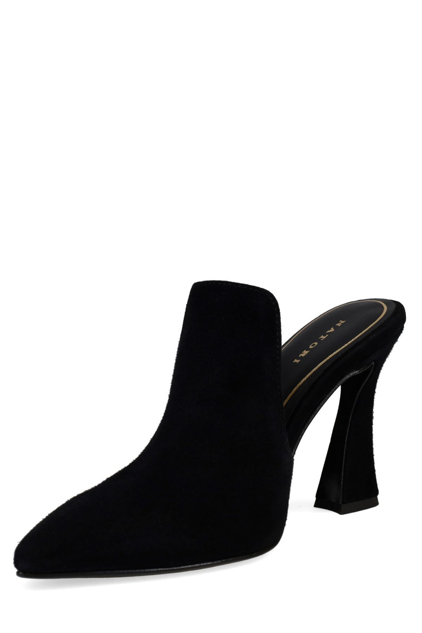 Minh Suede Heel Mule