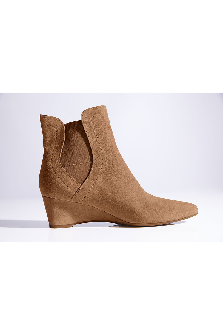 Buy Gaisha Su Suede Wedge Bootie Online Natori