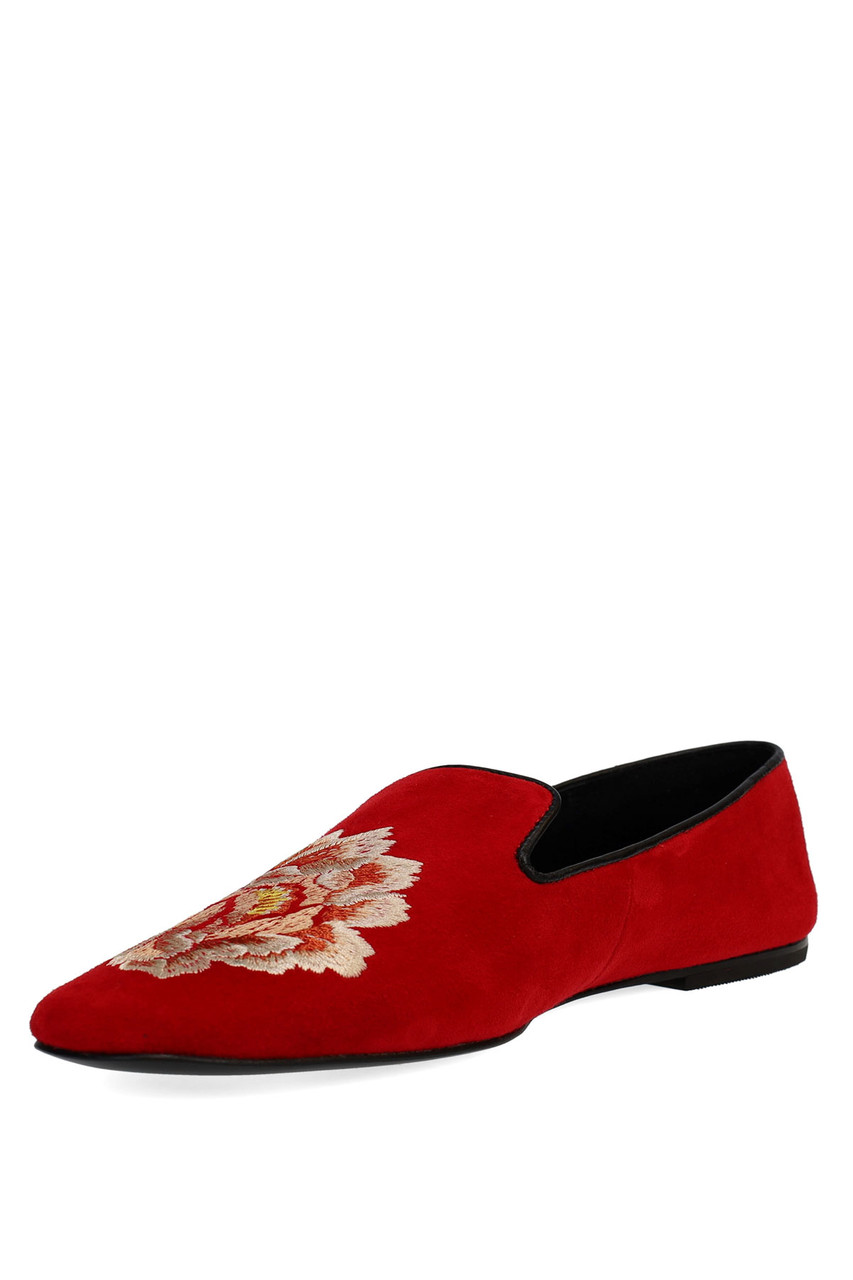 archive dolce and gabbana velours shoesunde