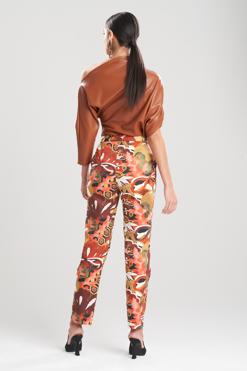 Buy Ikebana Printed Cotton Sateen Pants and Pants, Skirts & Shorts - Shop  Natori Online