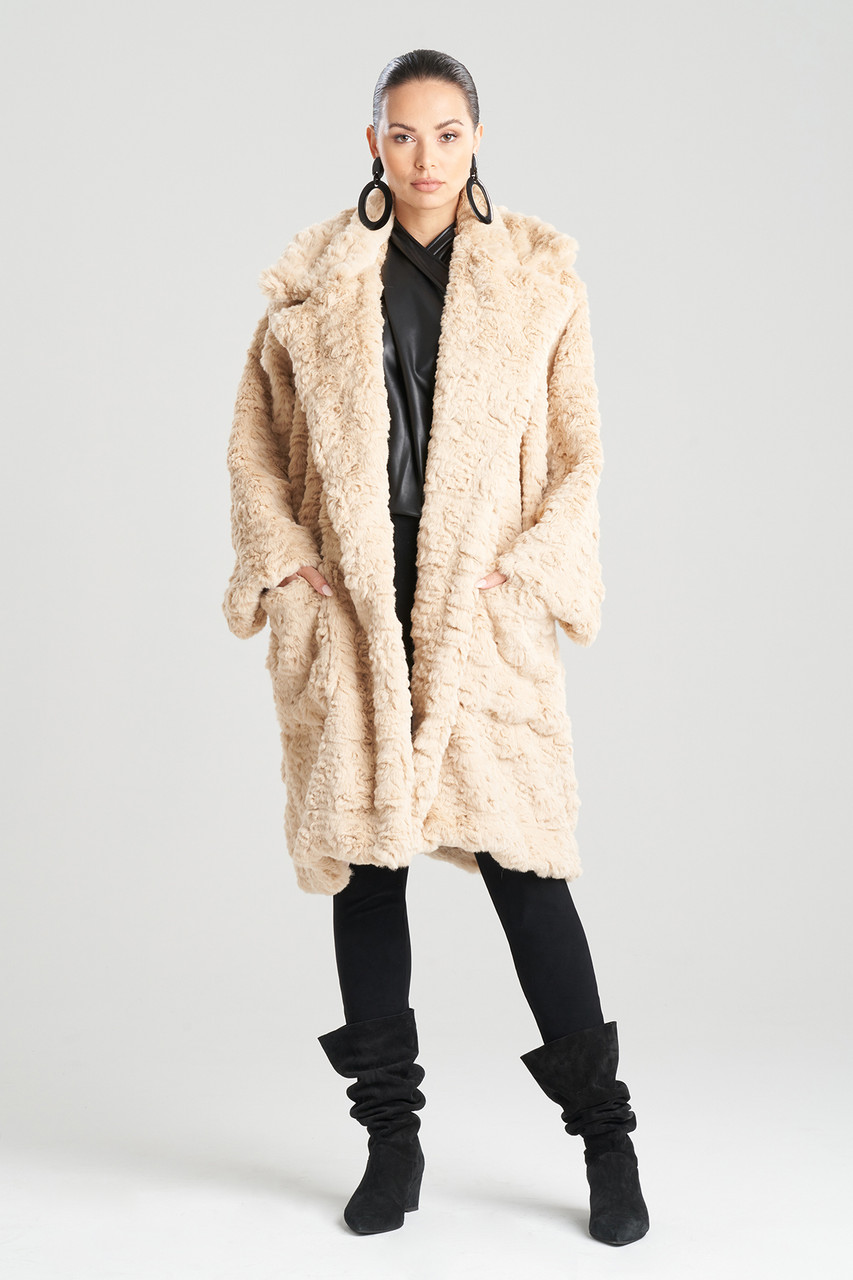 Winter Love Faux Fur Coat S ベージュ