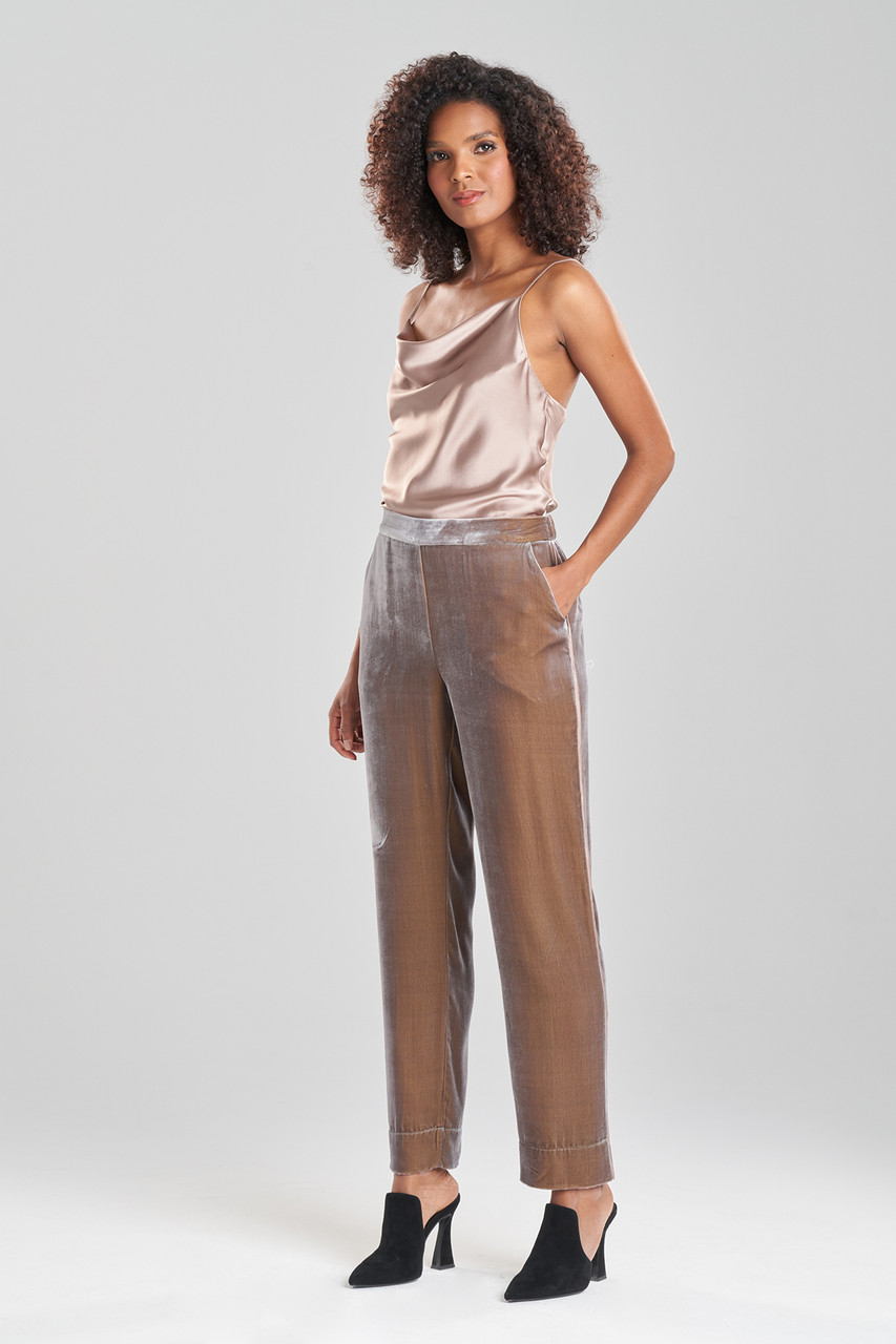 Buy Velvet Pull On Pants and Pants Skirts  Shorts  Shop Natori Online