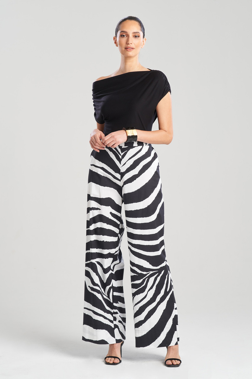 Buy Zebra Cotton Poplin Pants and Pants, Skirts & Shorts - Shop