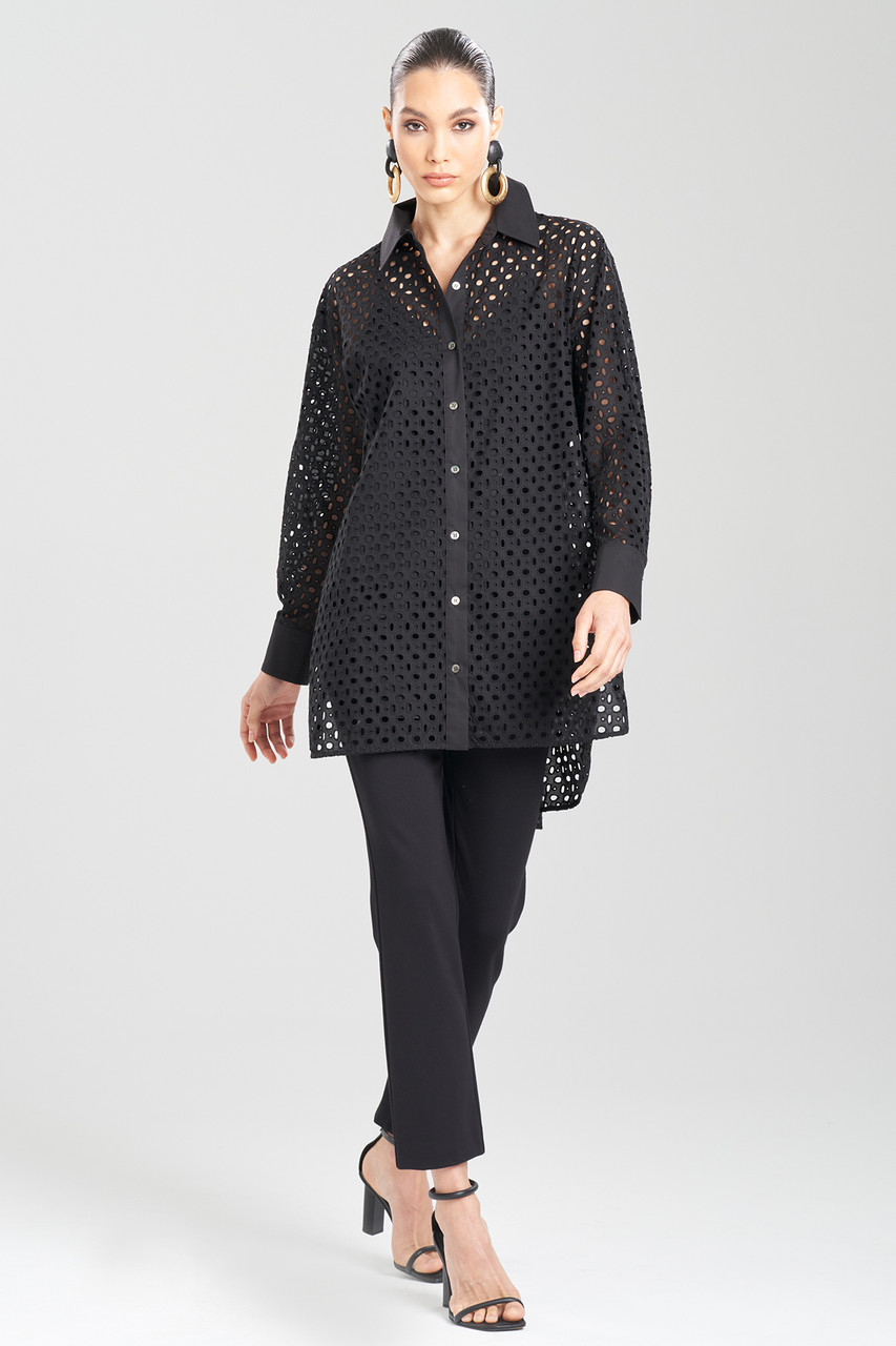 Buy Cotton Eyelet Oversized Online - Shop Tops Top Natori and