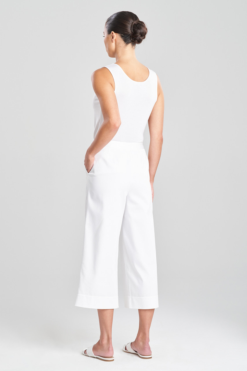 Ralph Lauren Twill Wide Leg Cropped Pants | Bloomingdale's