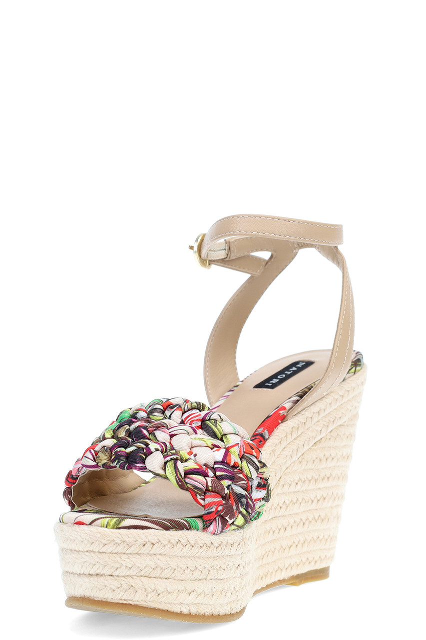 Steve Madden Shoes | Uri Raffia Natural Wedge Sandals | Style Representative