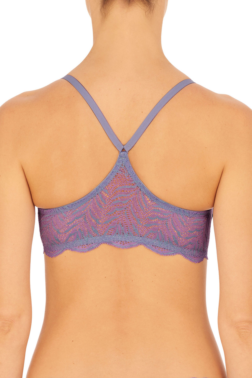 Natori Lush Front-close T-shirt Bra In Bluebell