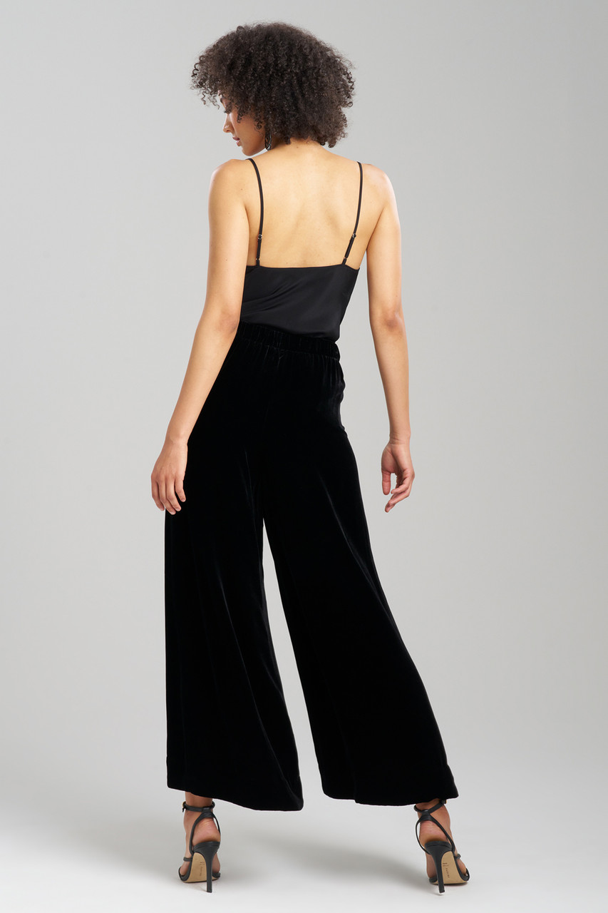 WIDE BIAS PANTS RAW EDGE BLACK – Silk Laundry / silklaundry.com