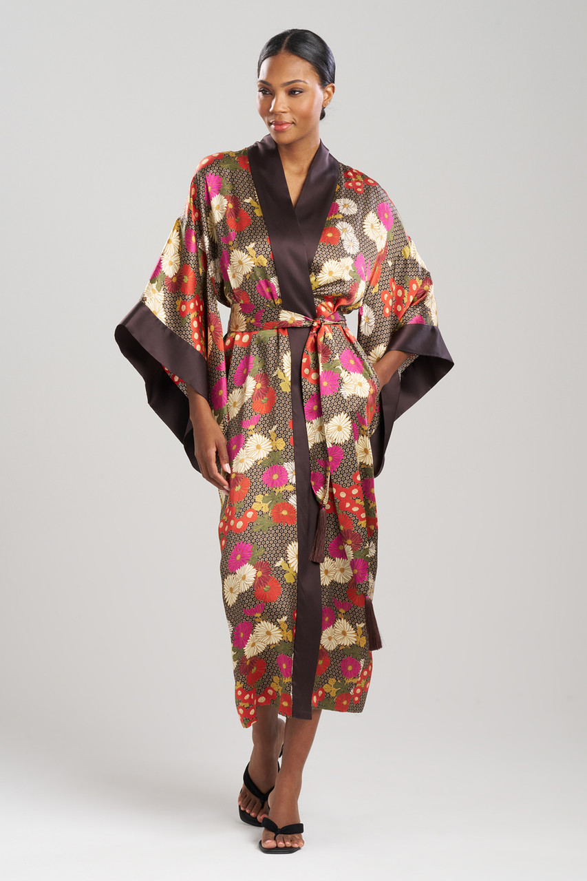Buy Agathe Kimono Silk Robe Online | Natori