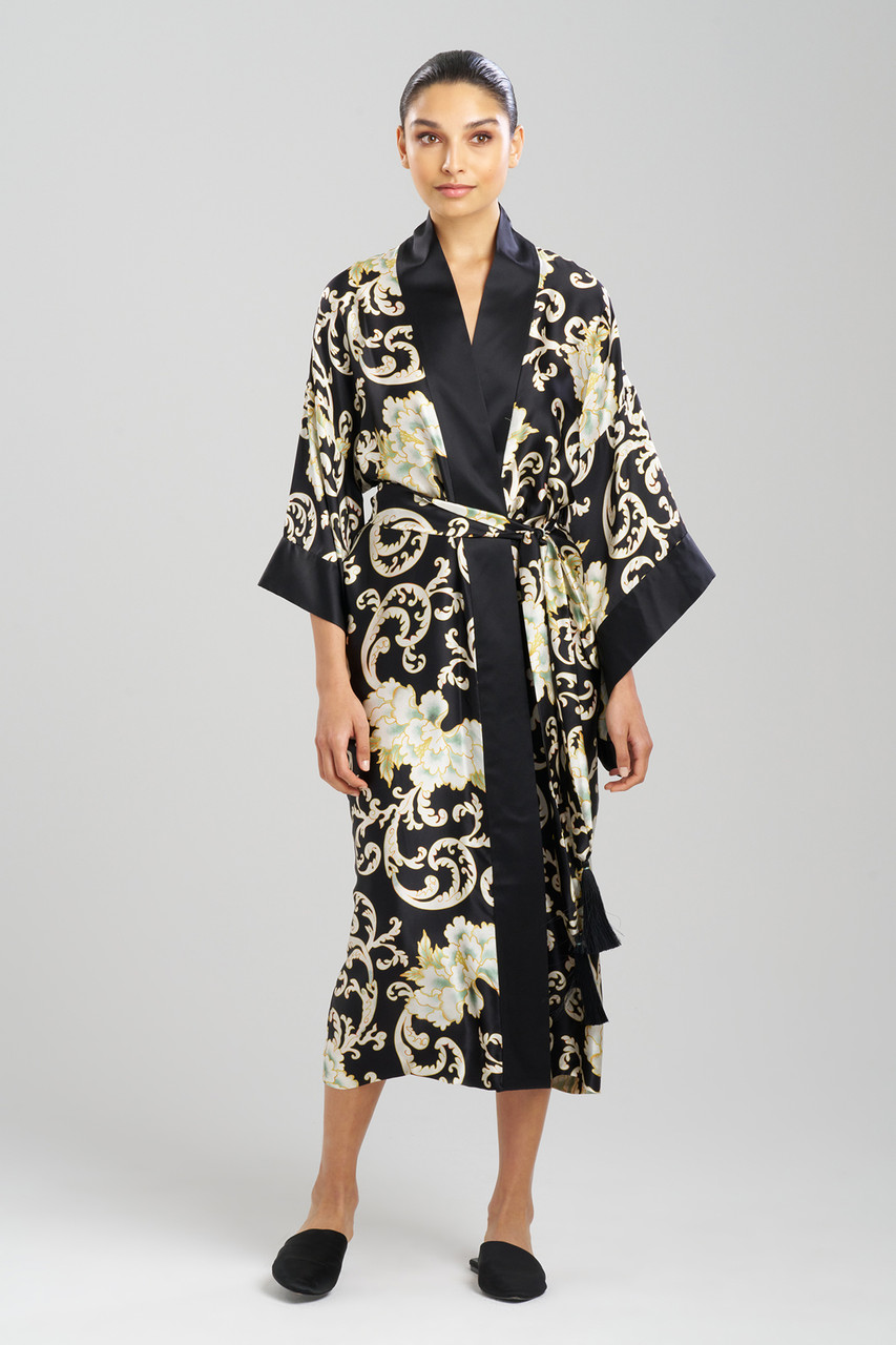 Camille Womens Floral Katie Zip Robes on OnBuy