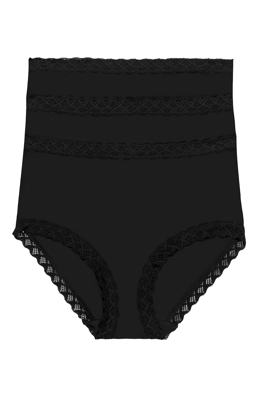 Natori womens Bliss Full briefs underwear, Black (3 Pack), Small US at   Women's Clothing store