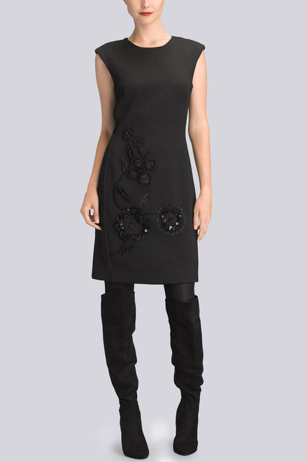 Textured Cloque Panel Dress