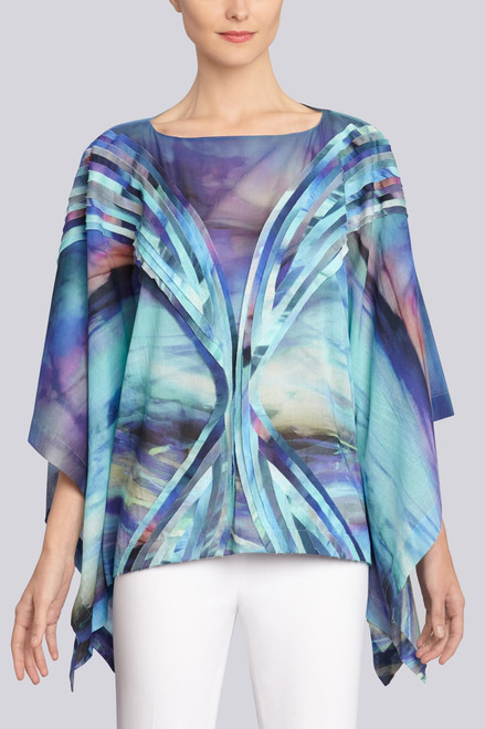 Printed Cotton Voile Top