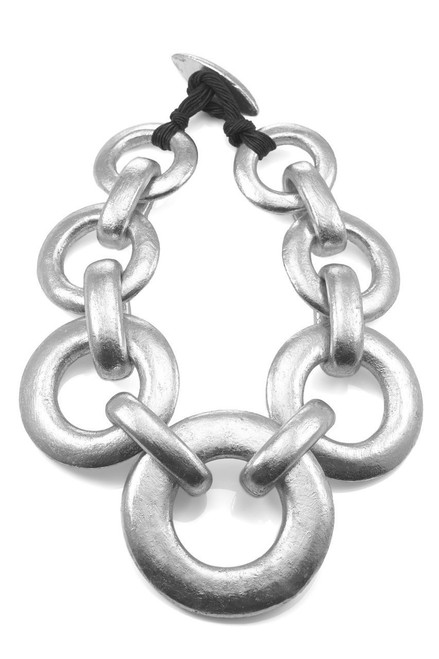 Silver Links Necklace - Silver