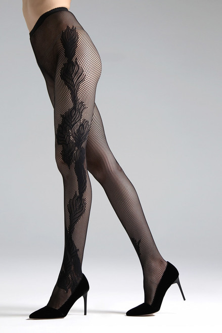 Buy Lace Cut-Out Net Tights Online