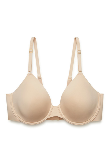 New NATORI 735275 Beige Aria Full Fit Wireless Bra Size 36DDD