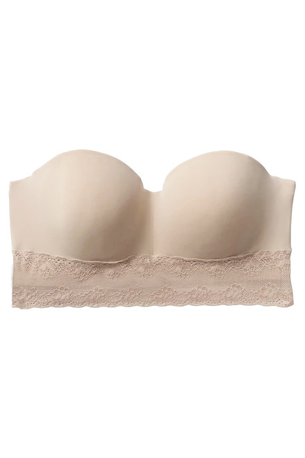 The 11 Best Supportive Strapless Bras  Lace bandeau bra, Full figure  strapless bra, Strapless bra