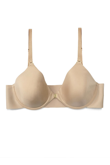 FEATHERS Front Close T-back Bra in Cafe – Christina's Luxuries