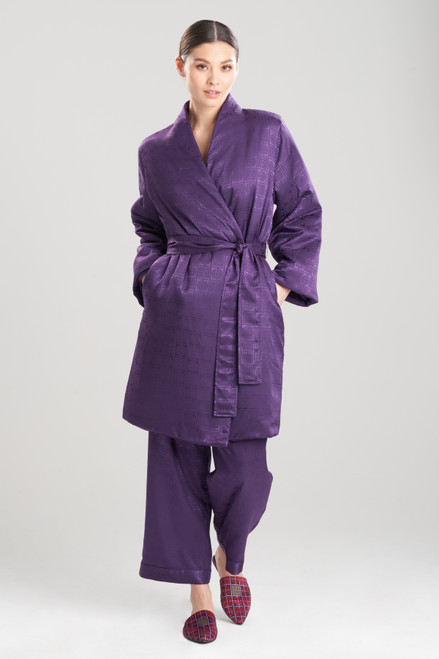 Buy Infinity Jacquard Short Puffer Robe Online | Natori