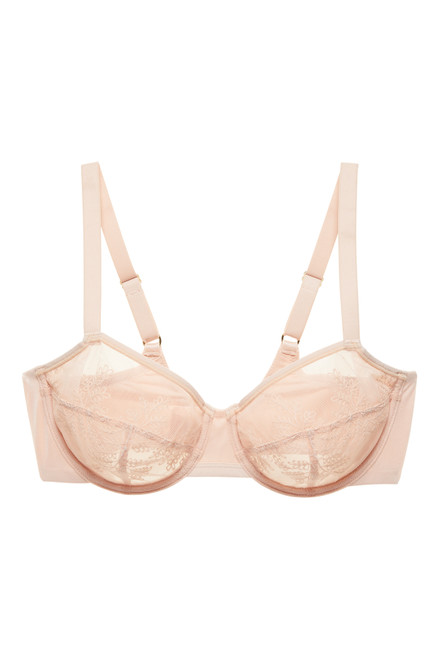 Natori Botanique Unlined Underwire Bra in Bright Berry/Clay Rose FINAL SALE  (30% Off) - Busted Bra Shop