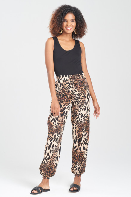 PINK LEOPARD PALAZZO PANTS – Czarina USA