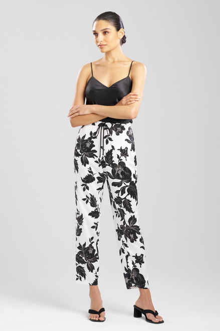 Mia Belle Girls Floral Tie Sleeve Crop Top and Buttoned Palazzo Pants Set