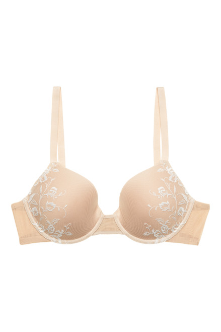 Women's Under-Wired Bra With Lace Front Design