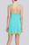 Femme Chemise with Cups - Bright Turquoise