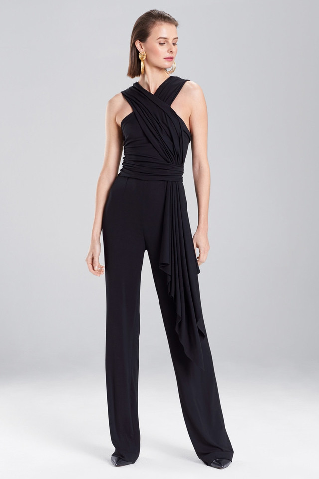 Stretch Viscose Jumpsuit by The Natori Company | Shop Now