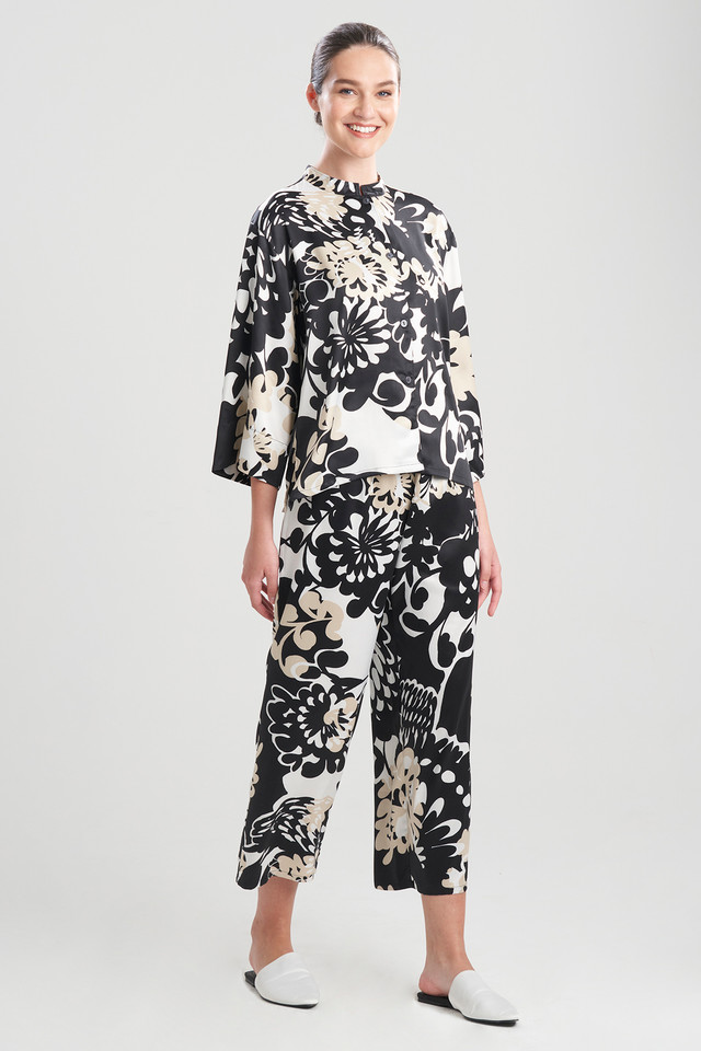 Buy Soleil-Printed Matte Satin PJ Online | Natori