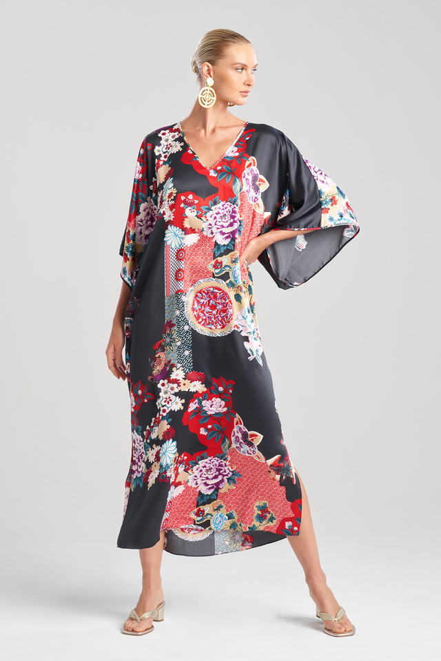 Womens Luxury Caftan Robes | Silk & Cotton | Natori