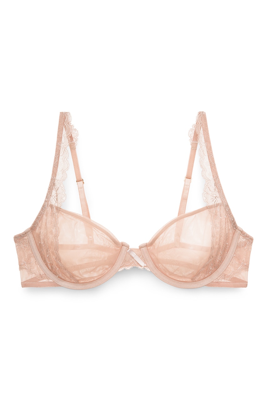 TS-1251 Classic Lace Bralette by UNDIE COUTURE (assortment of colors)