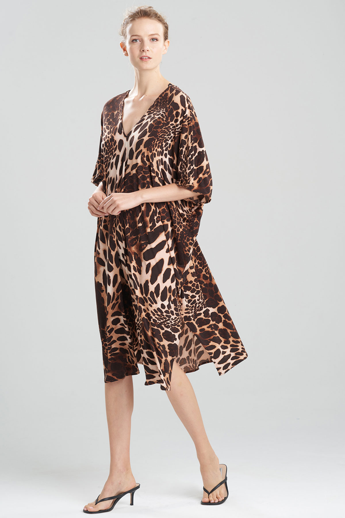 Buy Leopard Jersey Caftan and Honeymoon - Shop Natori Online