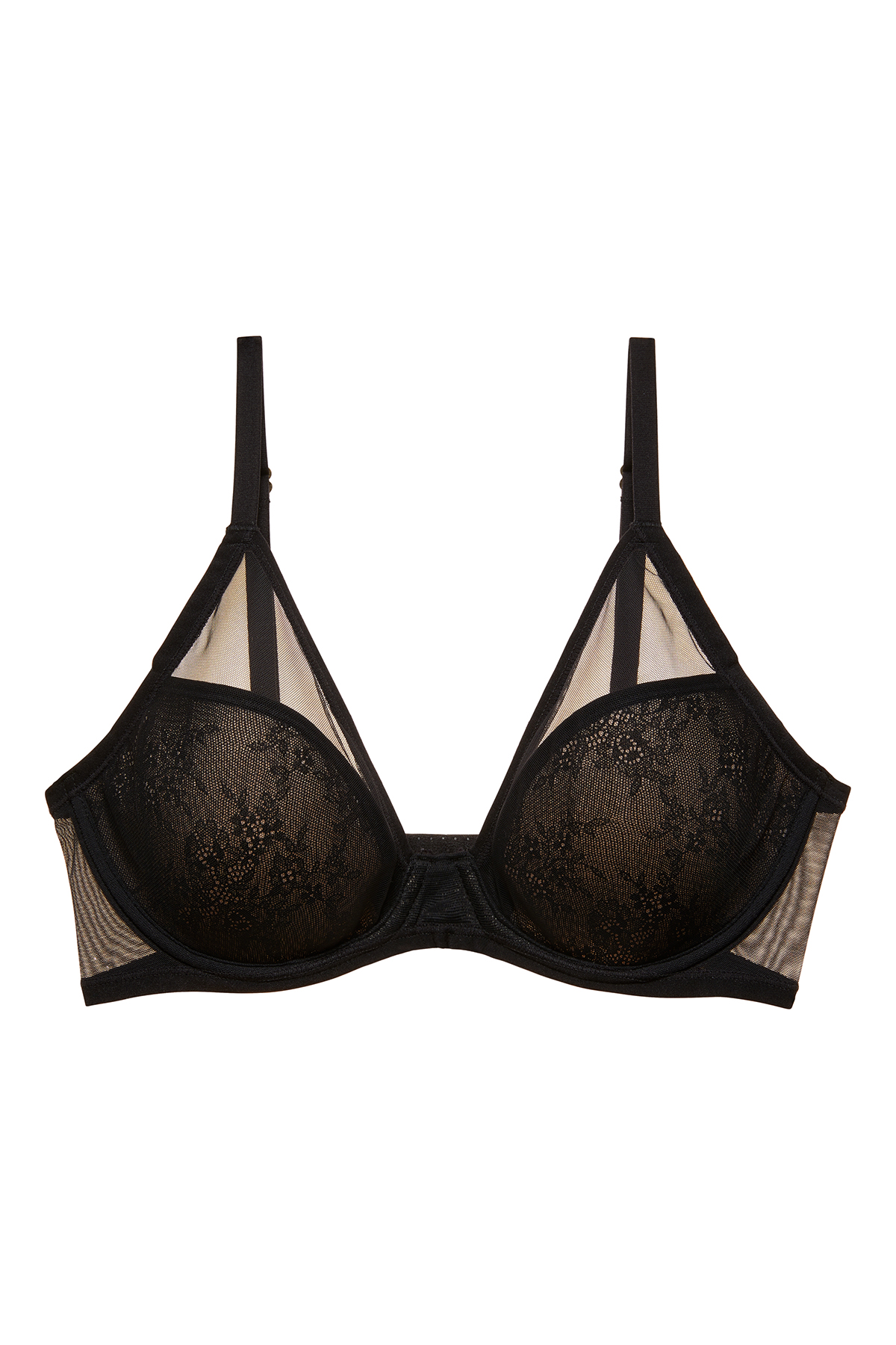 Expressive shelf bra with free bridge by Escora