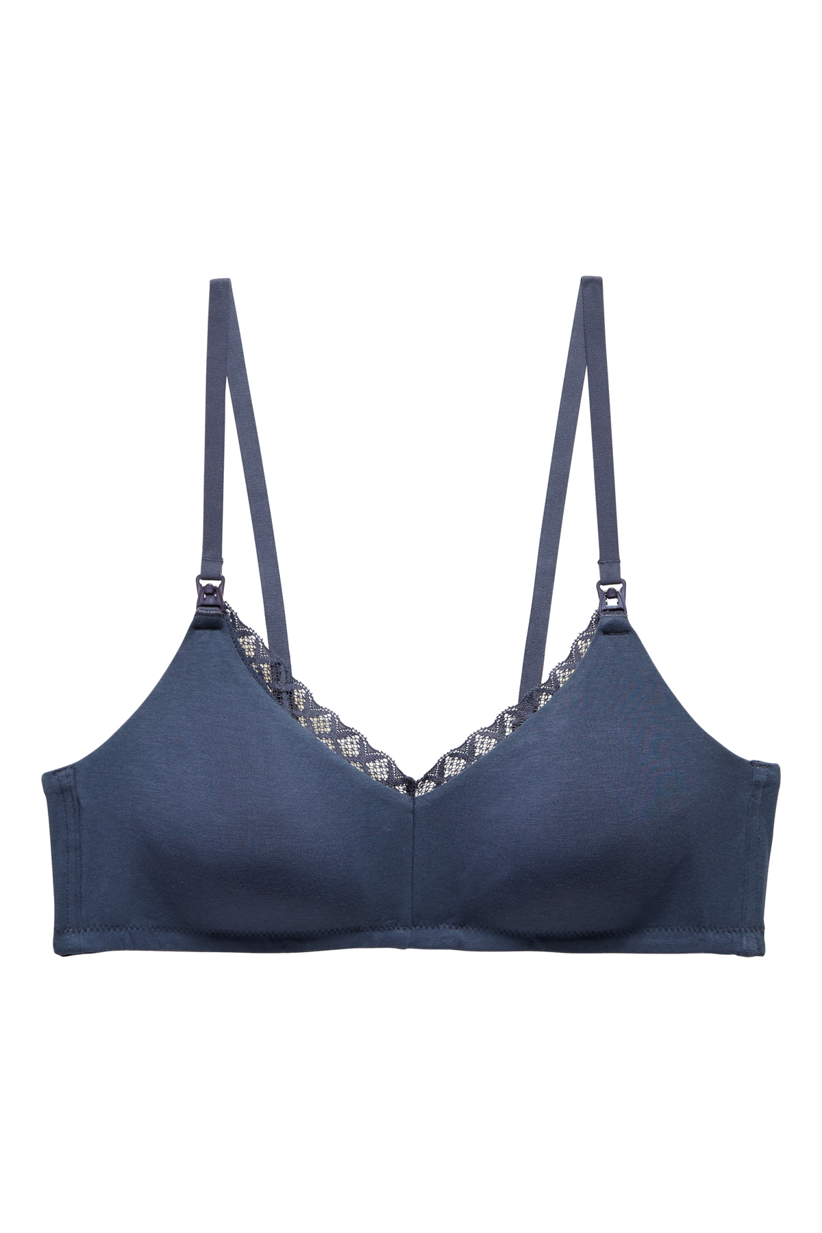 Cotton Blend Full Coverage Wide Strap Bra by Naturana Online, THE ICONIC